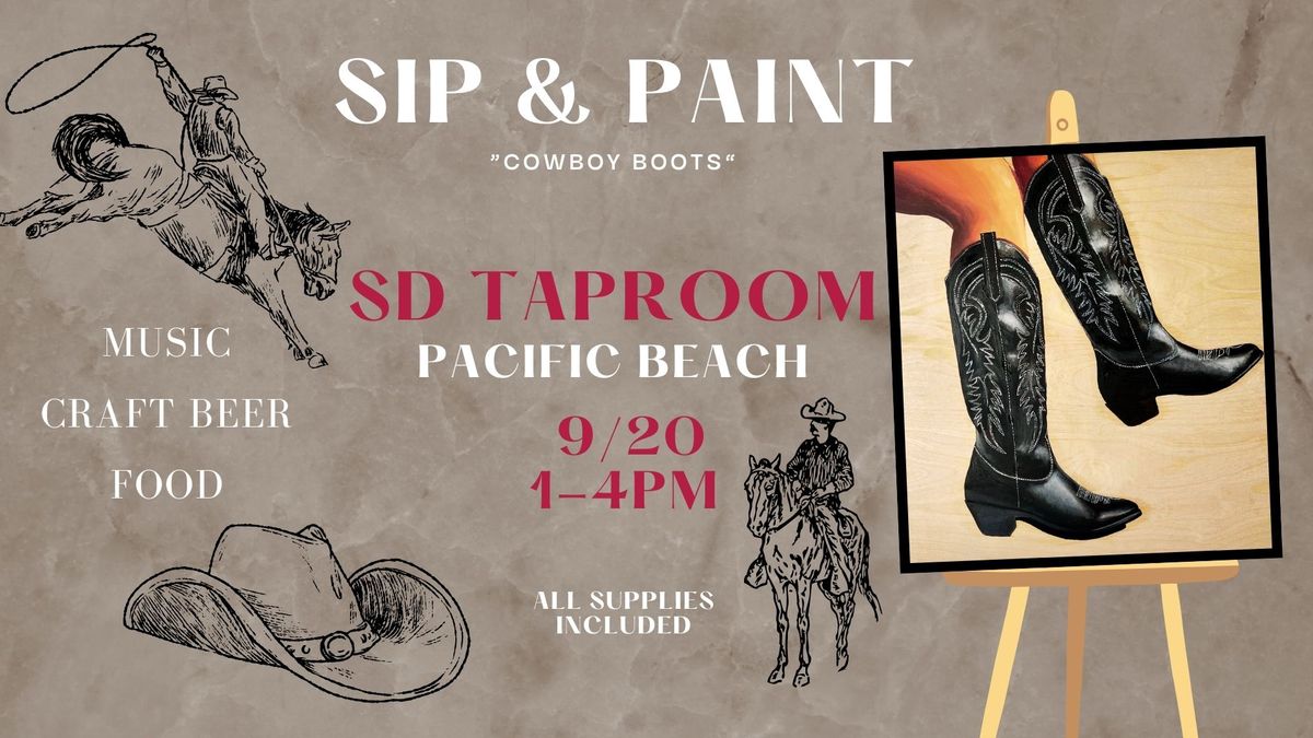 Sip and Paint at SD Taproom