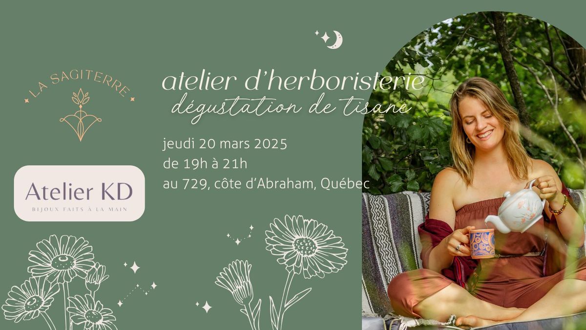 Atelier d'herboristerie - D\u00e9gustation de tisane