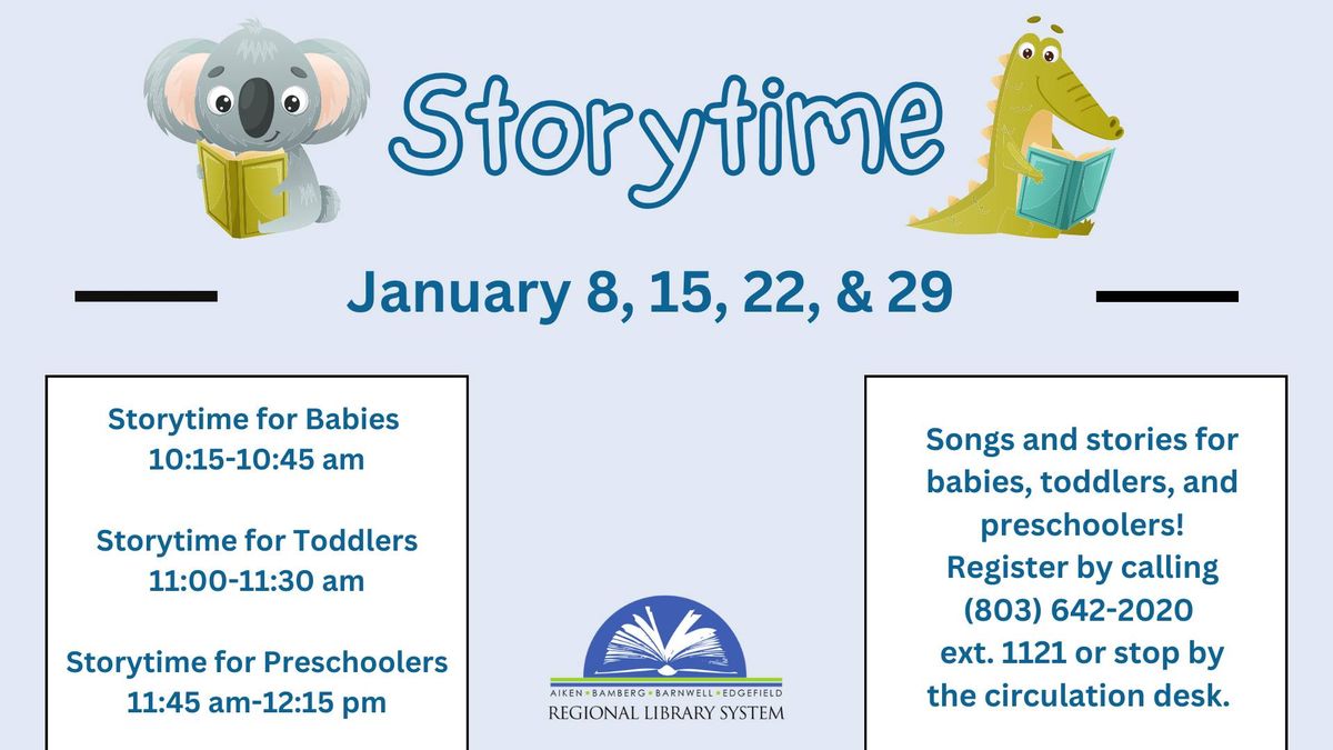 Storytime for Preschoolers