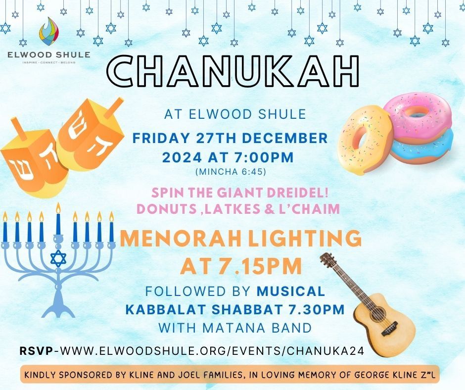 Chanukah at Elwood Shule