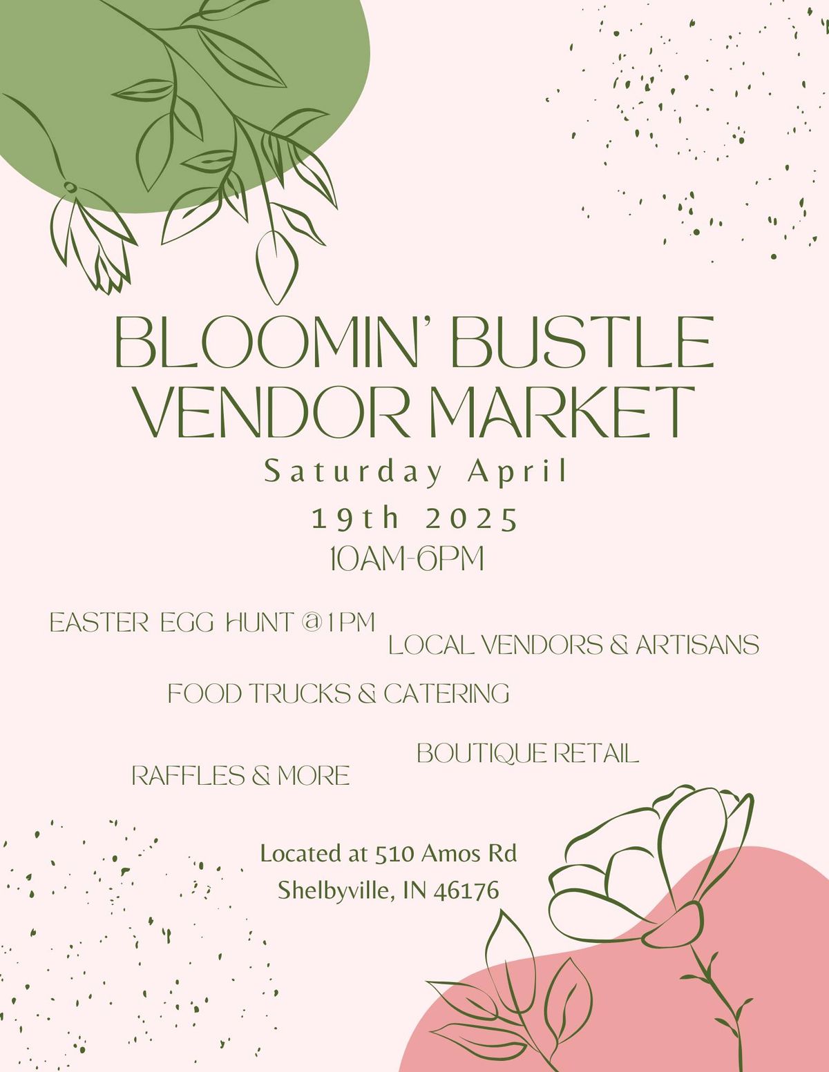 Bloomin' Bustle Vendor Market 