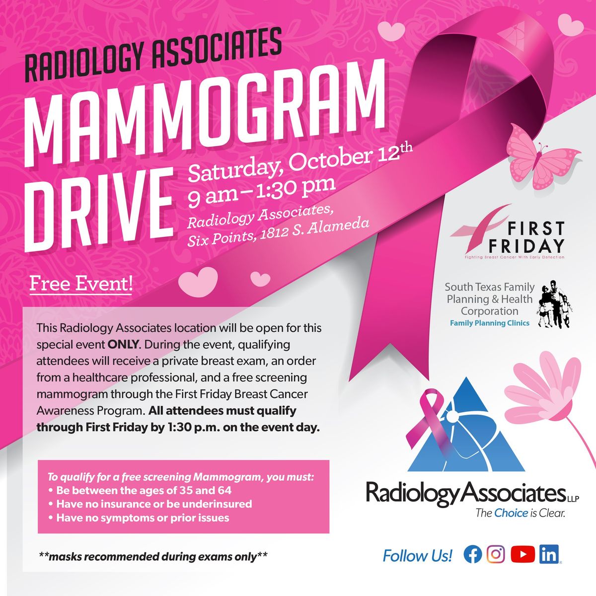 Radiology Associates Mammogram Drive