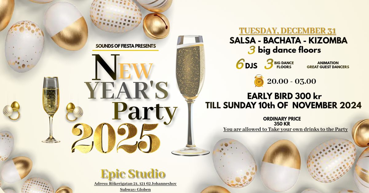 New Year s Party \ud83c\udf89 Salsa - Bachata - Kizomba