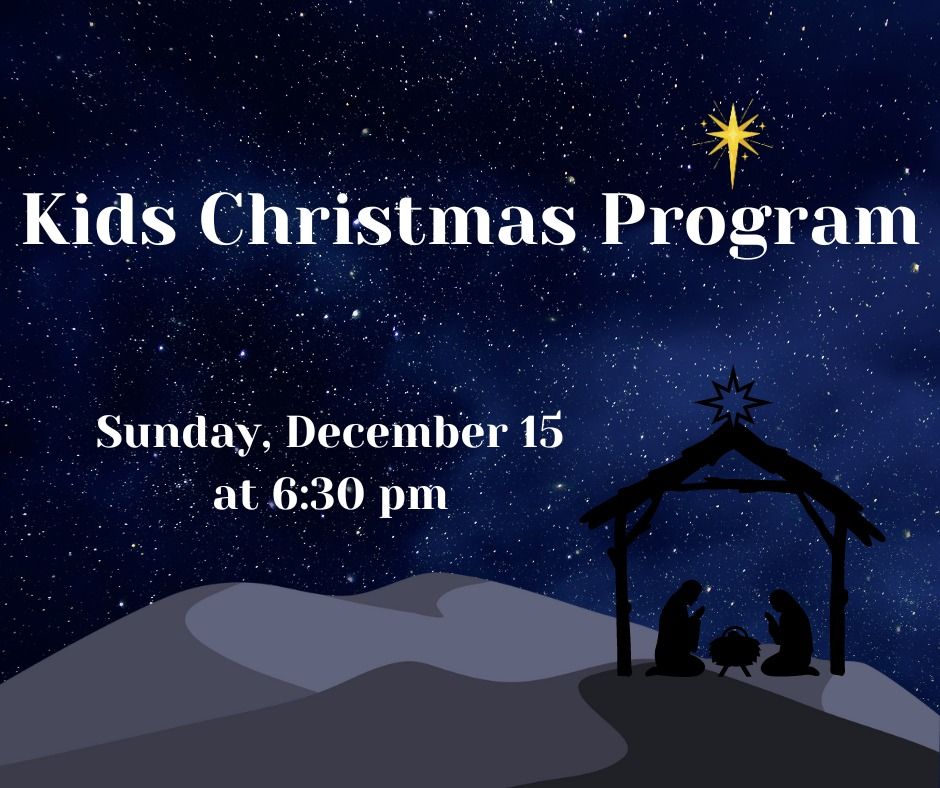 Kids Christmas Program