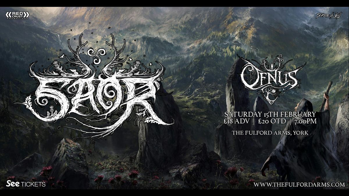 SAOR ('Amidst The Ruins' Tour) + Ofnus