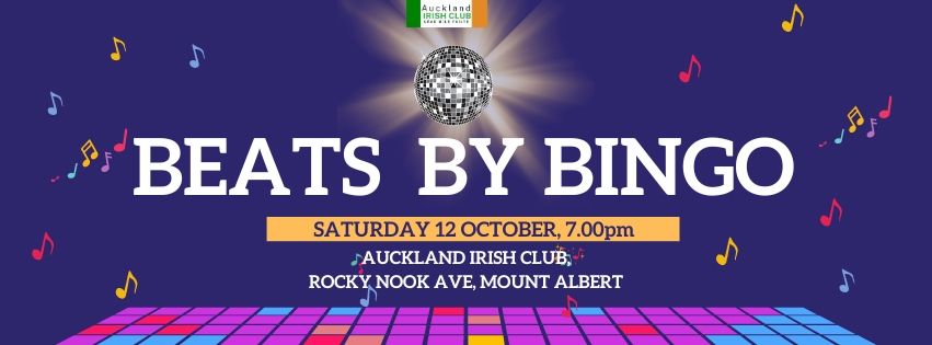 Beats By Bingo - Auckland Irish Club