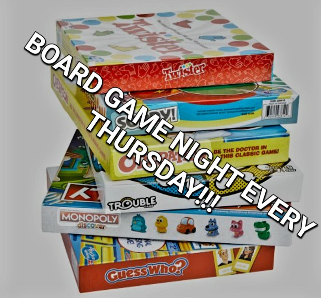 BoardGame Night, In the Biz BOGO, beat the bartender, every Thursday!!