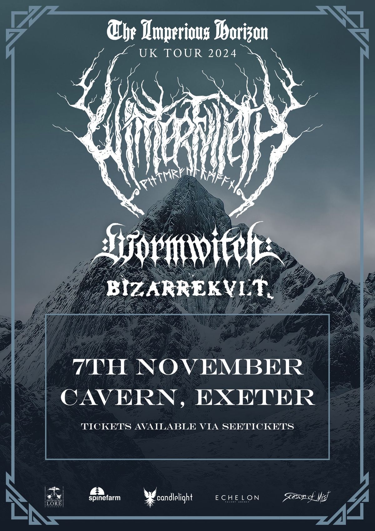 Winterfylleth \/\/ Wormwitch \/\/ Bizarrekult @ Cavern, Exeter.