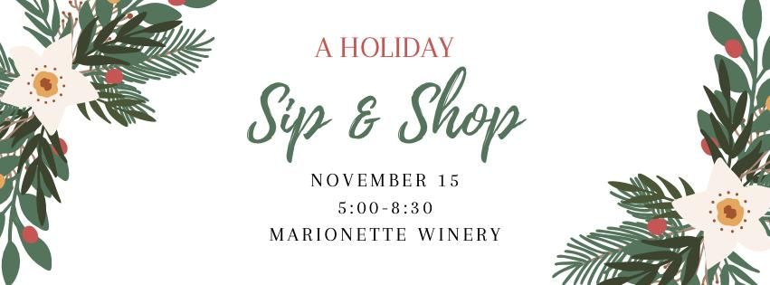 Holiday Sip and Shop at Marionette Winery