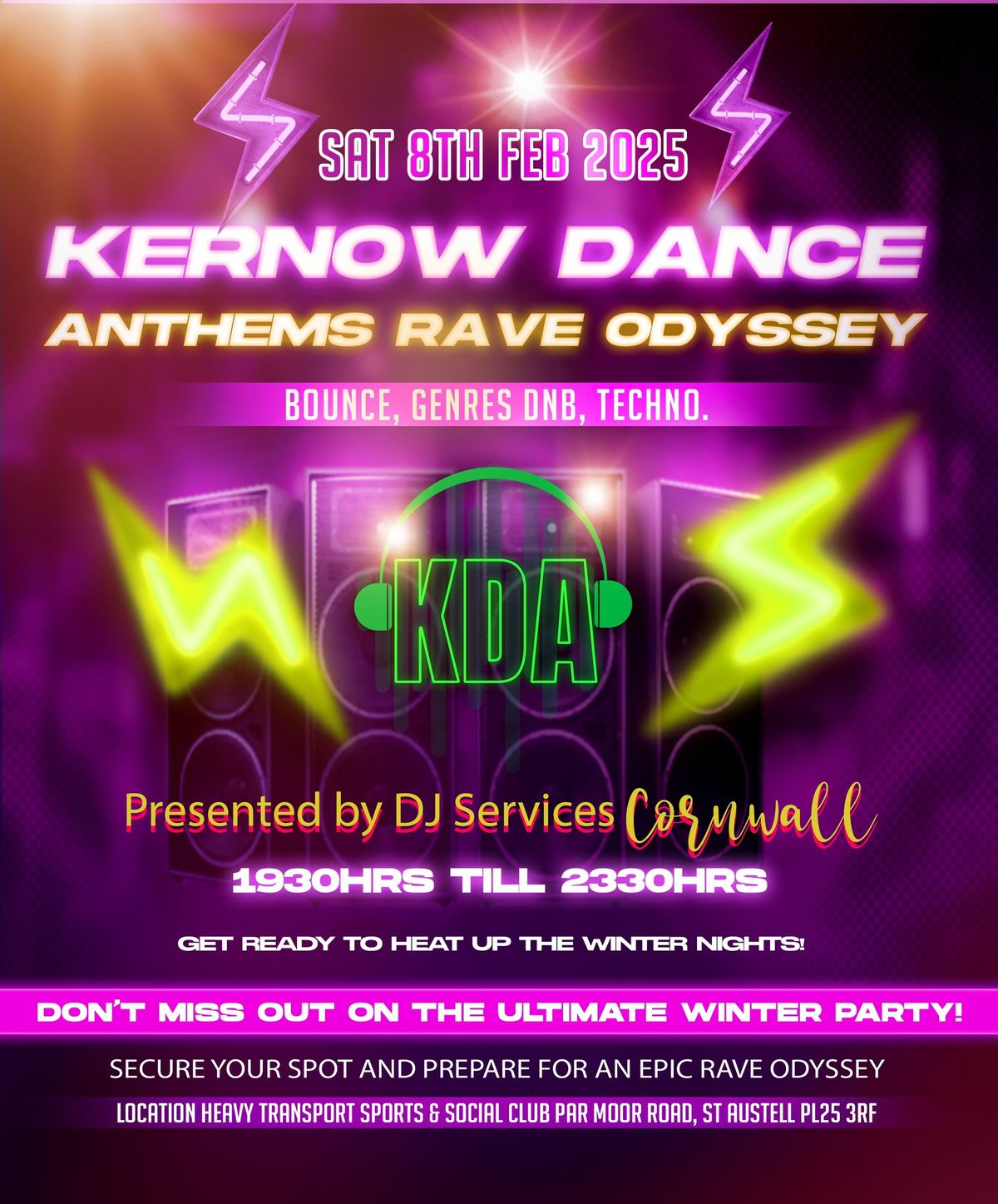 Kernow Dance Anthems Rave Odyssey 