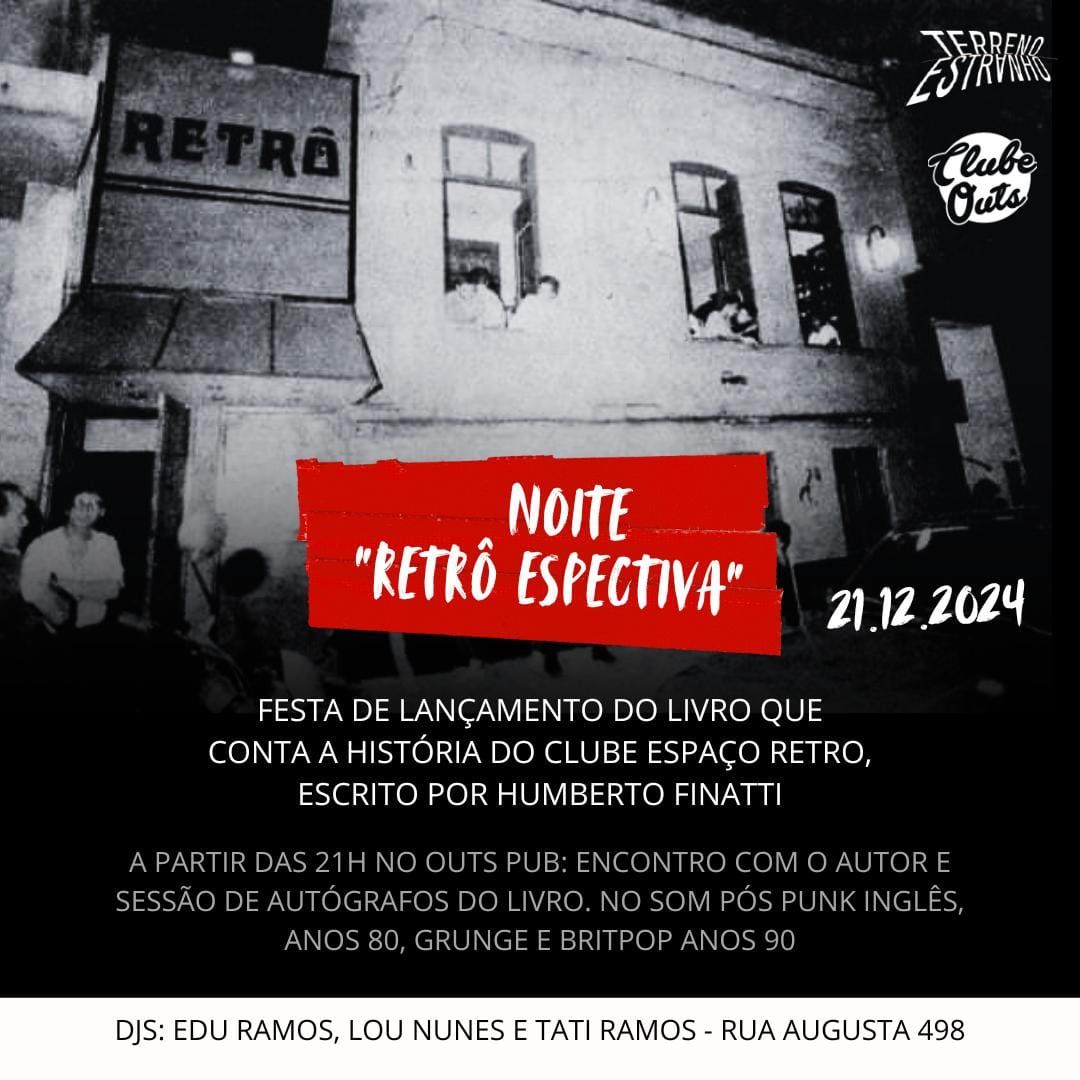 Festa de lan\u00e7amento do livro sobre o Retr\u00f4, escrito por Humberto Finatti 