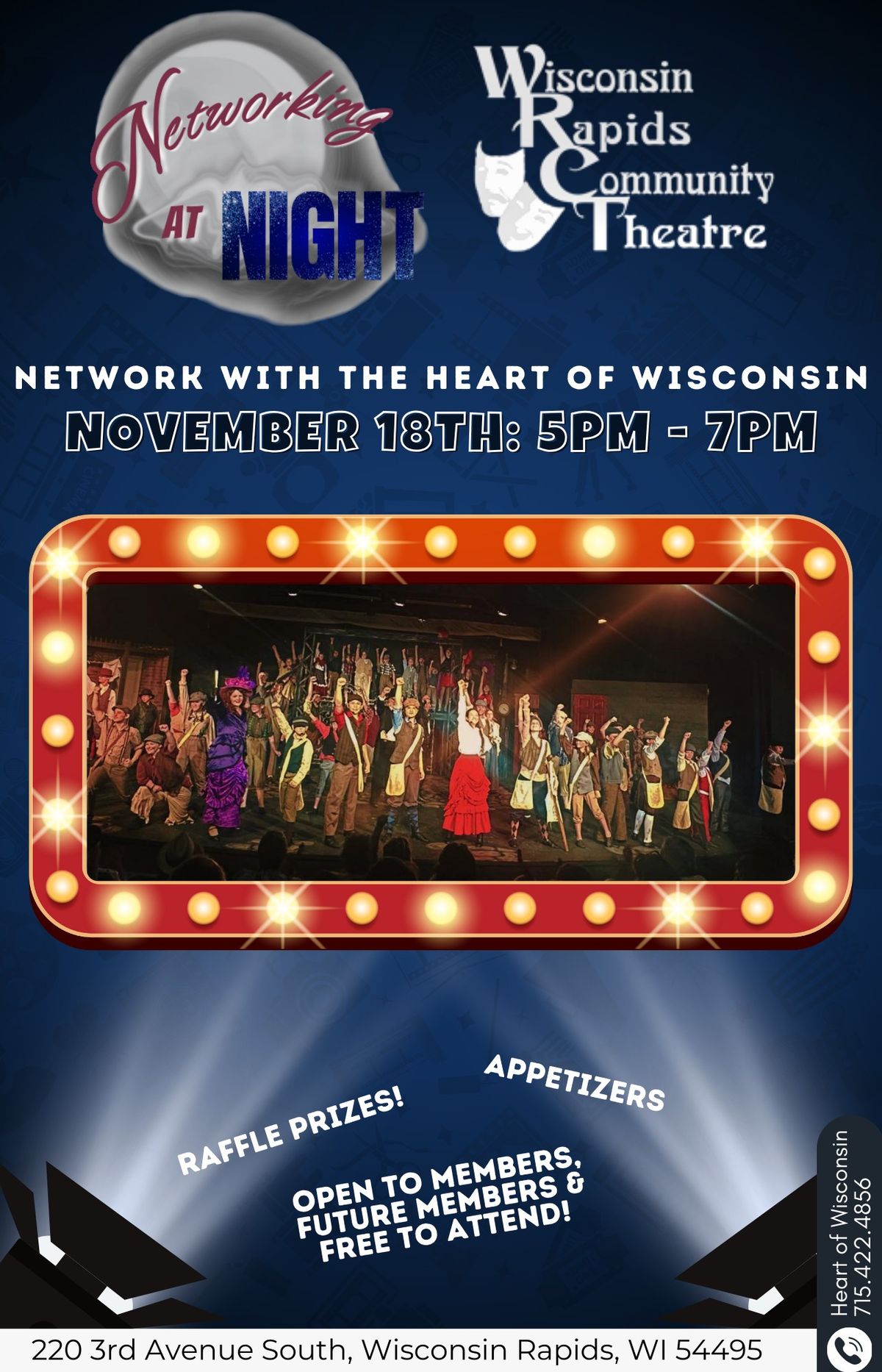 Networking at Night: Wisconsin Rapids Community Theatre