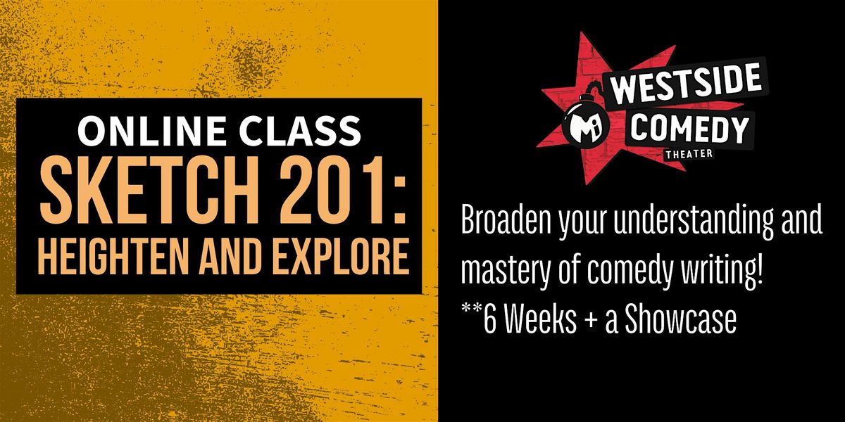 SKETCH 201: Heighten and Explore *Live Online Class via Zoom (Sundays)