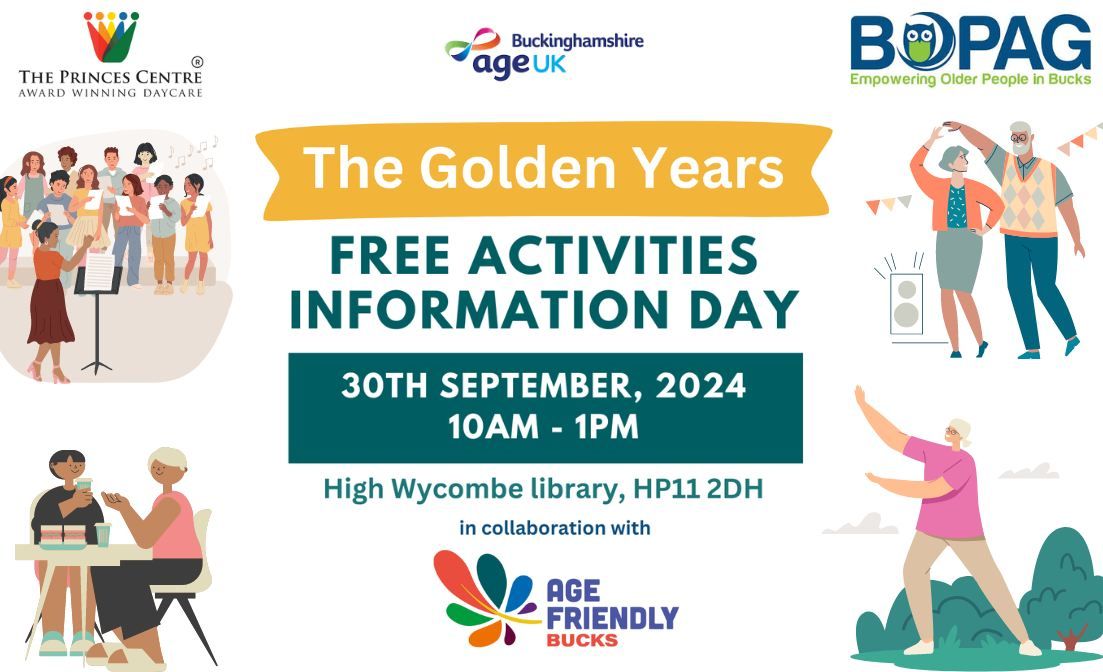 The Golden Years Free Activities Information Day