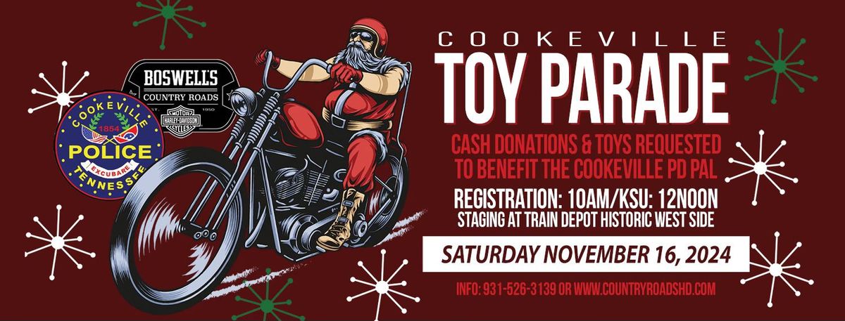 Boswell\u2019s Harley-Davidson Cookeville Toy Parade