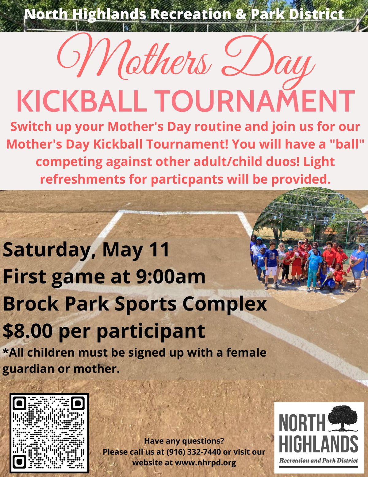 2nd Annual Mother's Day Kickball Tournament