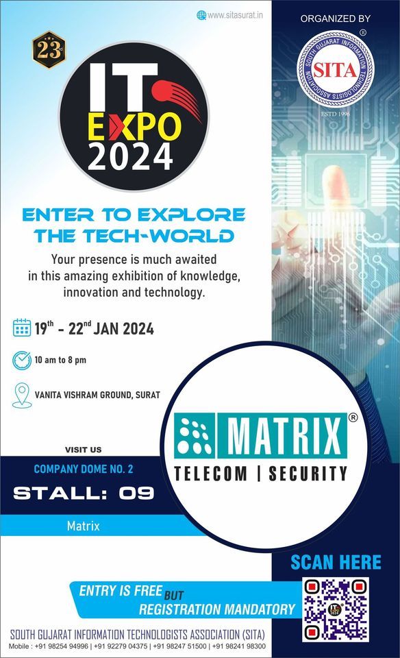 IT Expo 2024, Vanita Vishram Ground, Surat, 19 January to 22 January