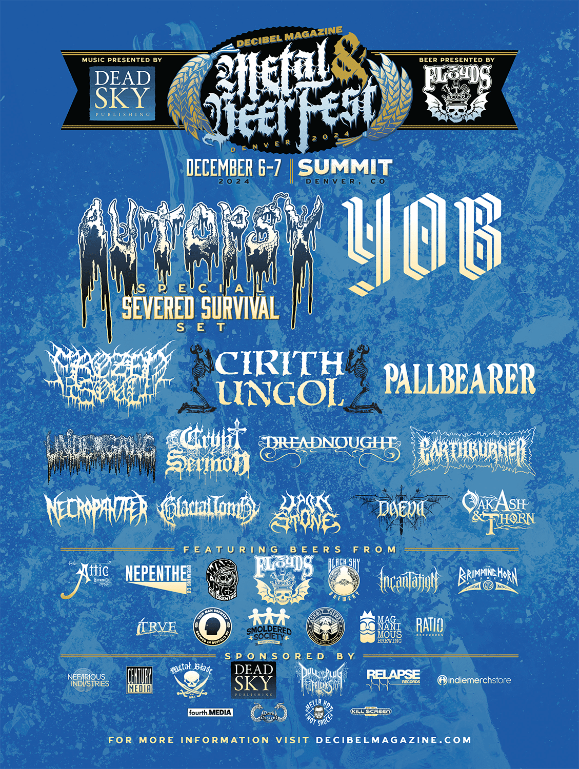 2025 Decibel Metal and Beer Fest - Saturday at The Fillmore Philadelphia