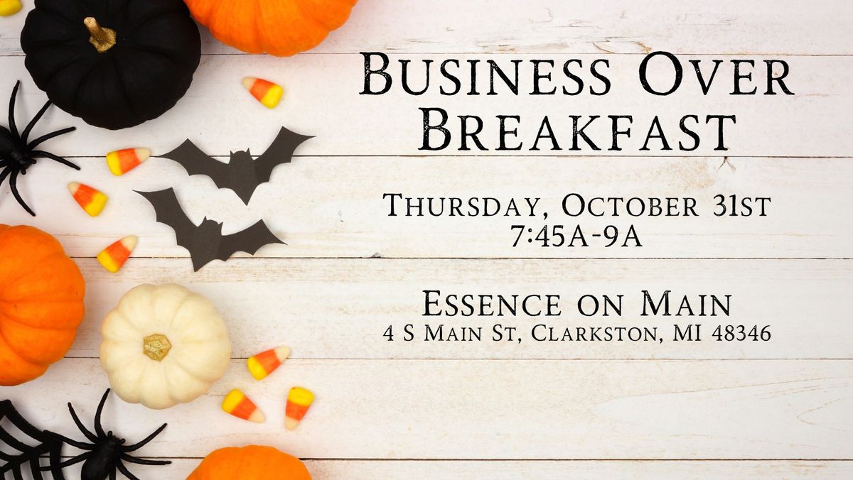 October 2024 Business Over Breakfast