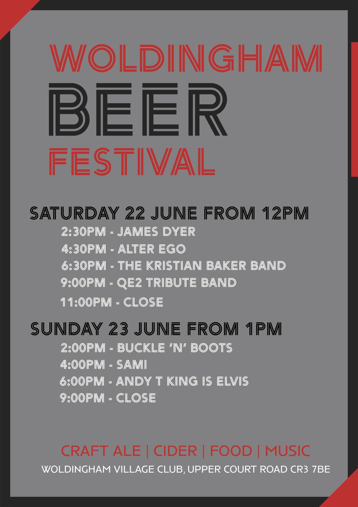 Woldingham Beer Festival 2024