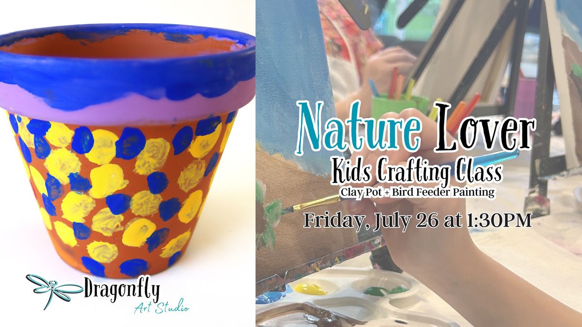 Clay Pot Painting - Art Class for Kids