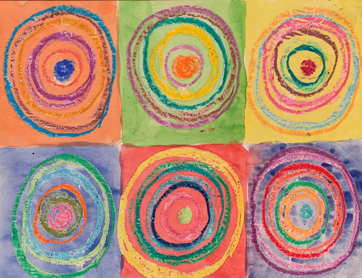 Homeschool Art Day: Create Kandinsky\u2019s Circles