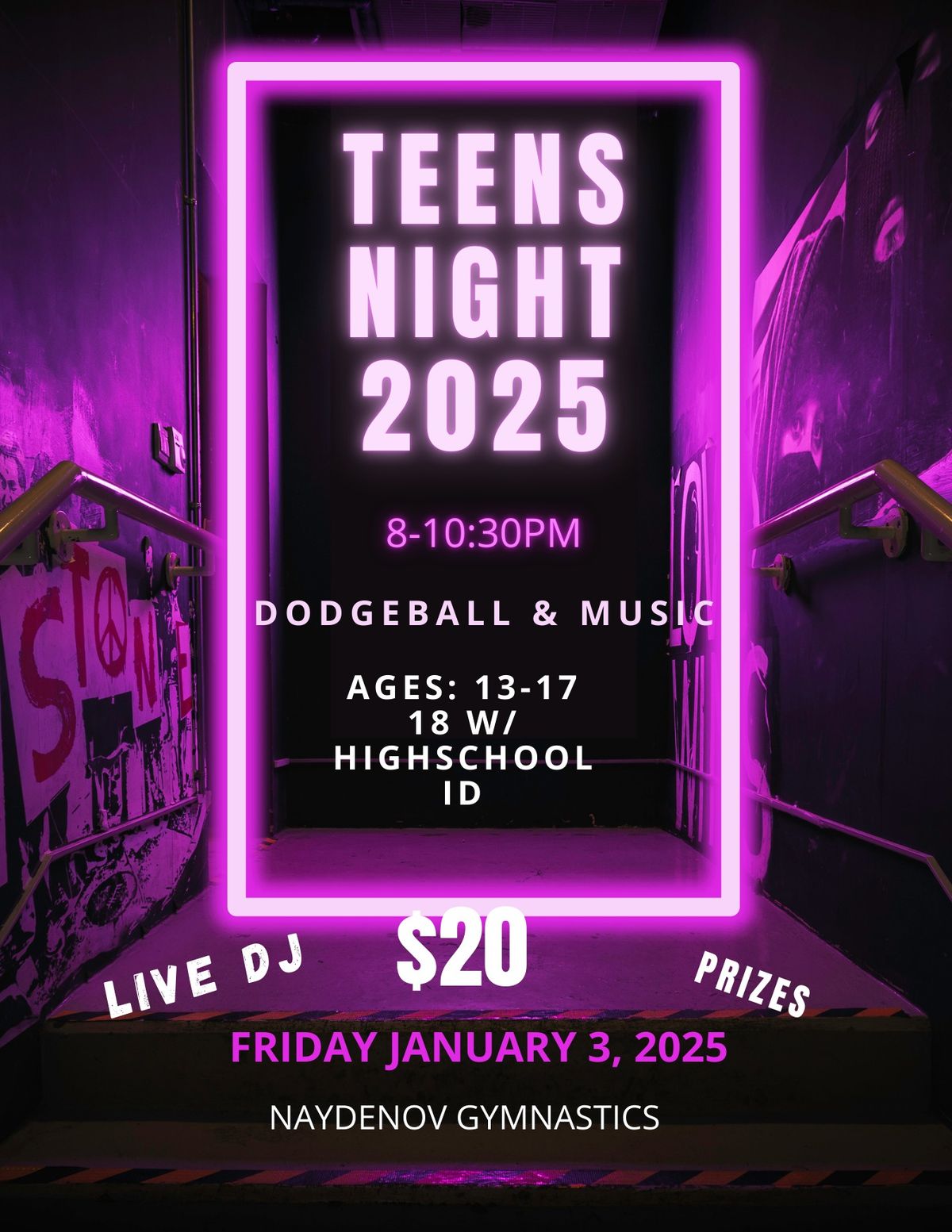 FRIDAY NIGHT - TEENS NIGHT OUT !! 