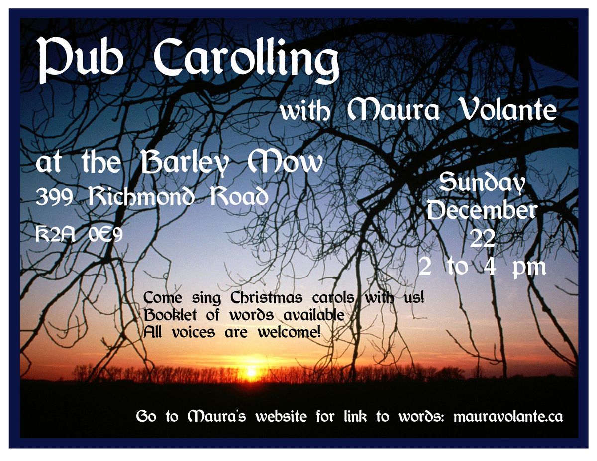 Pub Carolling with Maura Volante