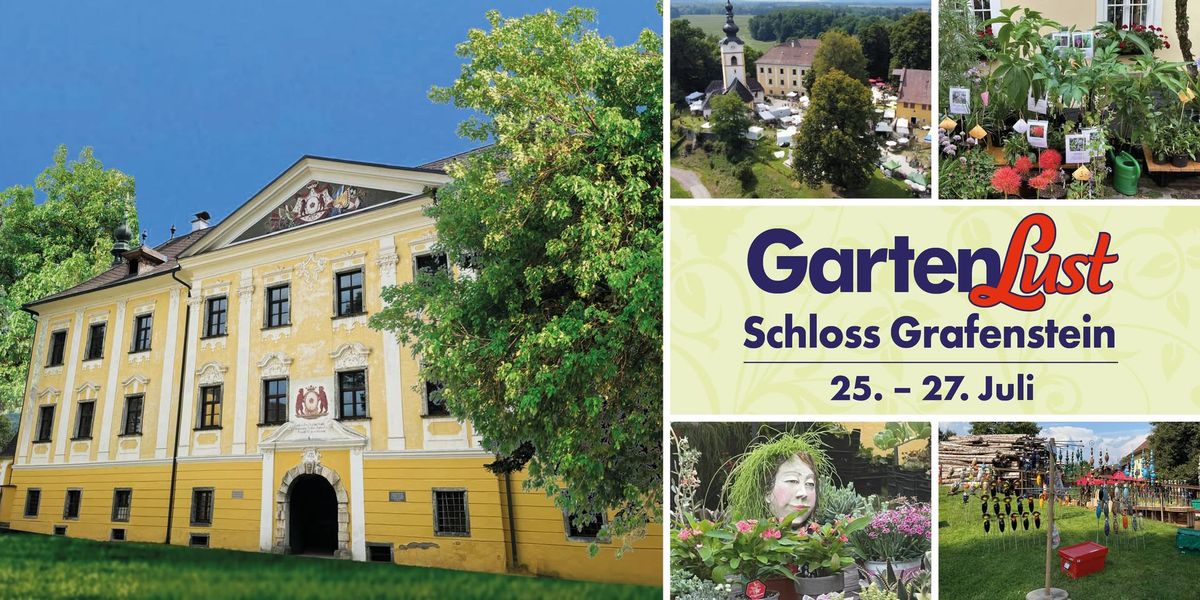 Gartenlust auf Schloss Grafenstein