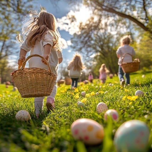 Easter Egg Hunt at 13 Trees Coffee Haus