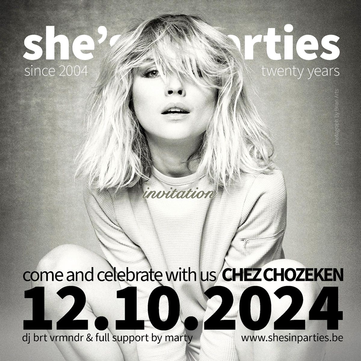 SHE'S IN PARTIES 12\/10\/2024  20 YEARS EDITION!