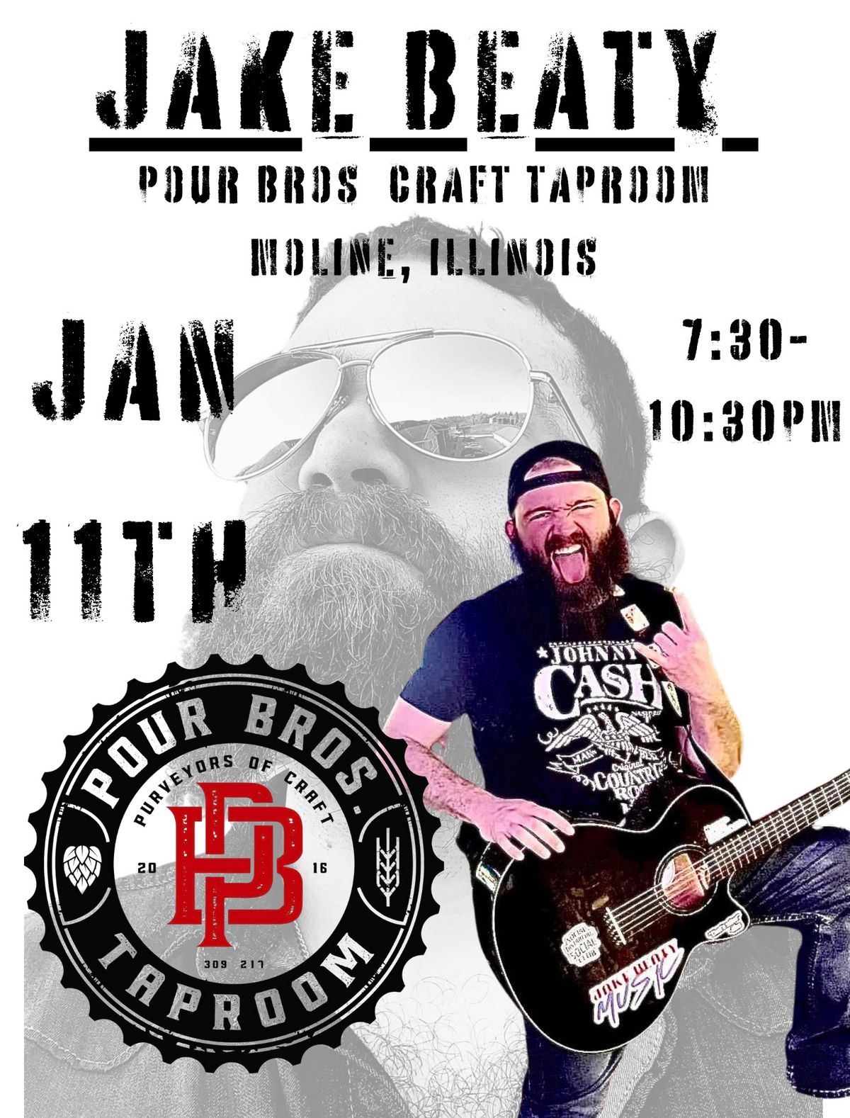 Jake Beaty LIVE: Pour Bros Craft Taproom Moline