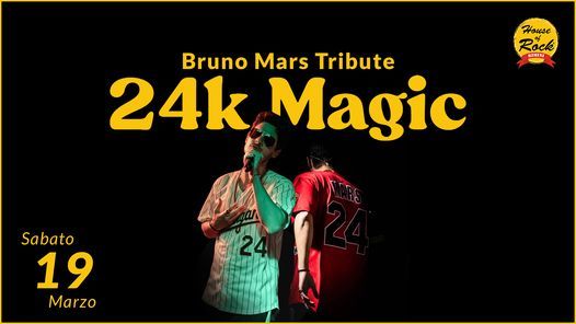 BRUNO MARS Tribute Band- 24k Magic