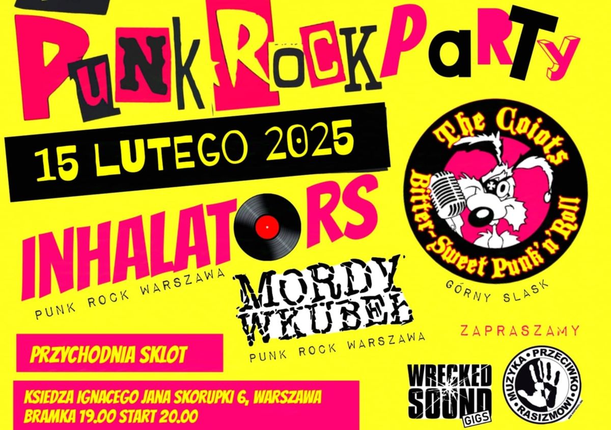 THE COIOTS\/ INHALATORS\/ MORDY W KUBE\u0141 - PUNK ROCK PARTY