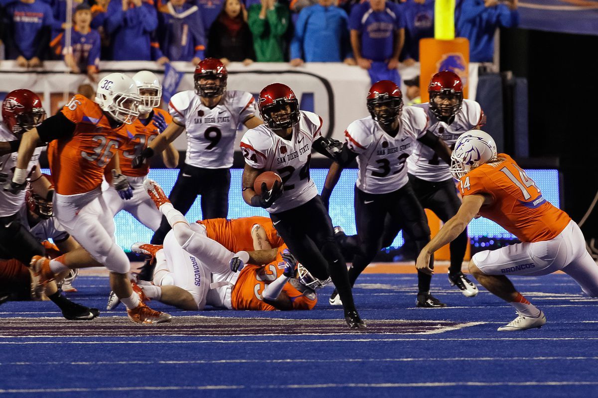 San Diego State Aztecs at Boise State Broncos Football