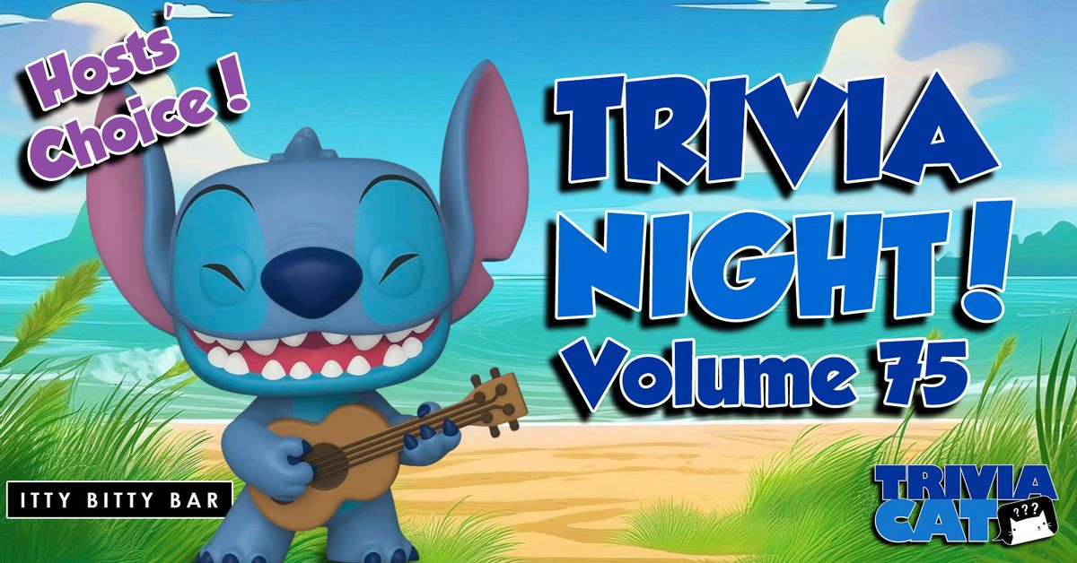 Holland Trivia Night - Volume #75 (Hosts' Choice!)