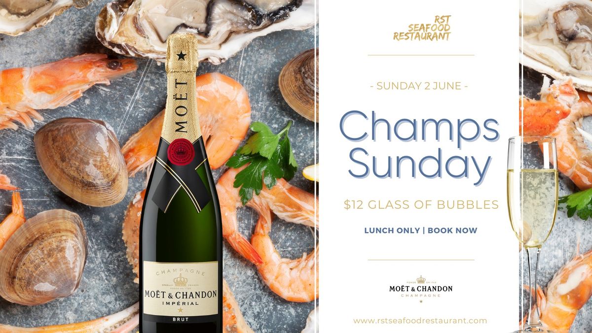 Sunday Champs - $12 Glass Mo\u00ebt & Chandon