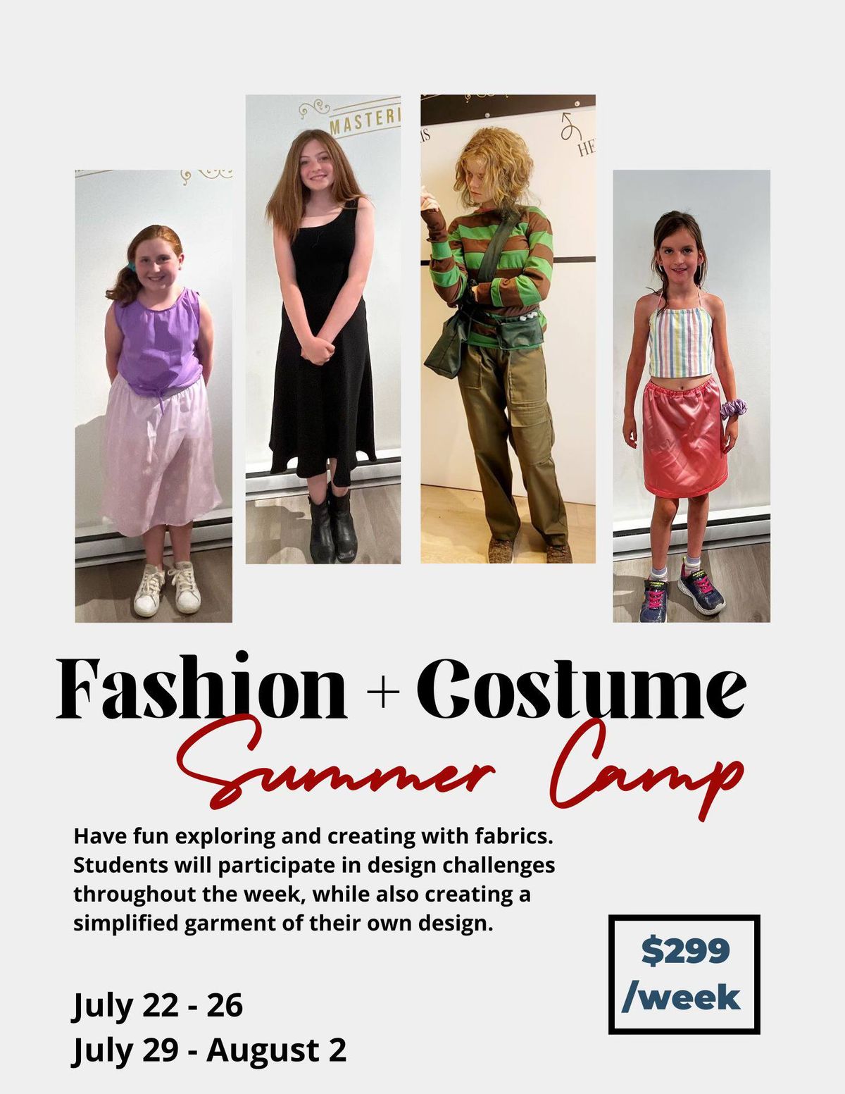 Summer Camp: Fashion + Costume Design