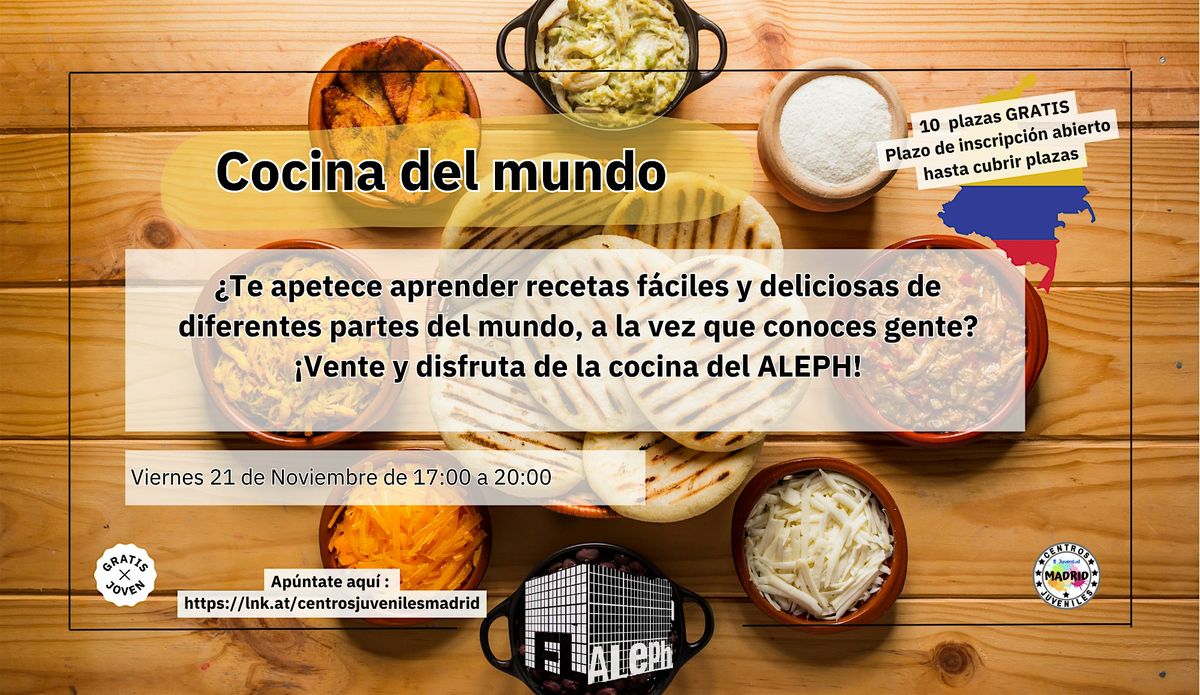 COCINA DEL MUNDO - GRATIS 14-30 A\u00d1OS
