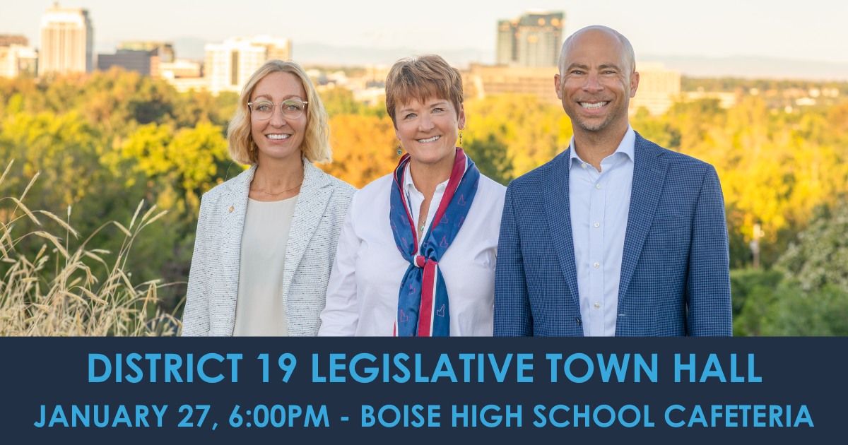 District 19 Legislative Town Hall - January