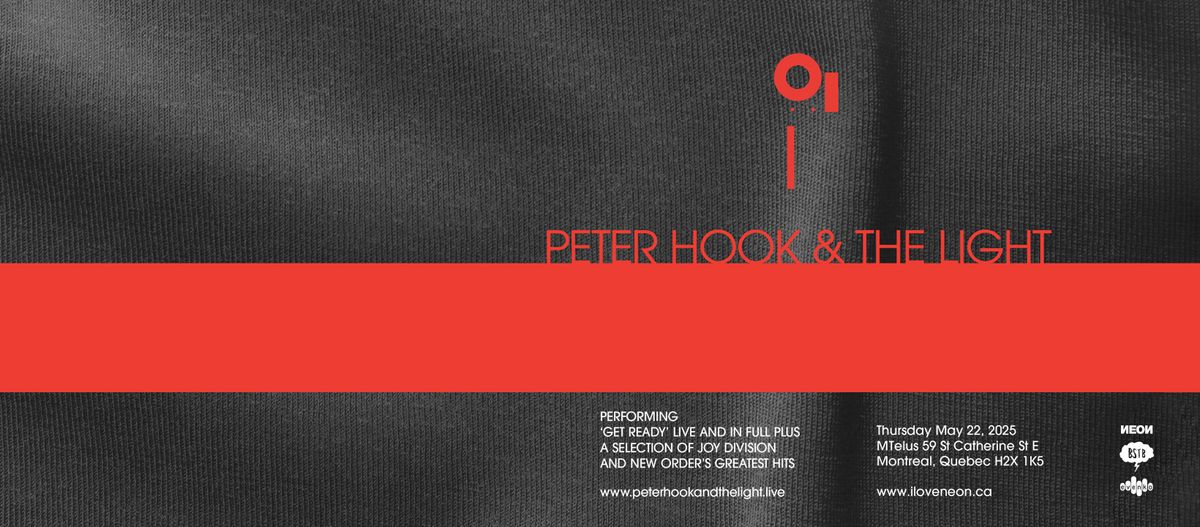 PETER HOOK & THE LIGHT au MTelus