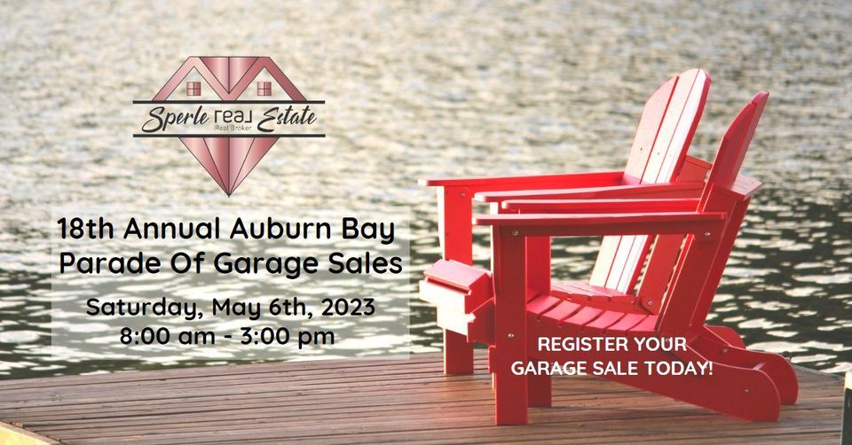 18th Annual Auburn Bay Parade Of Garage Sales, Auburn Bay Blvd SE