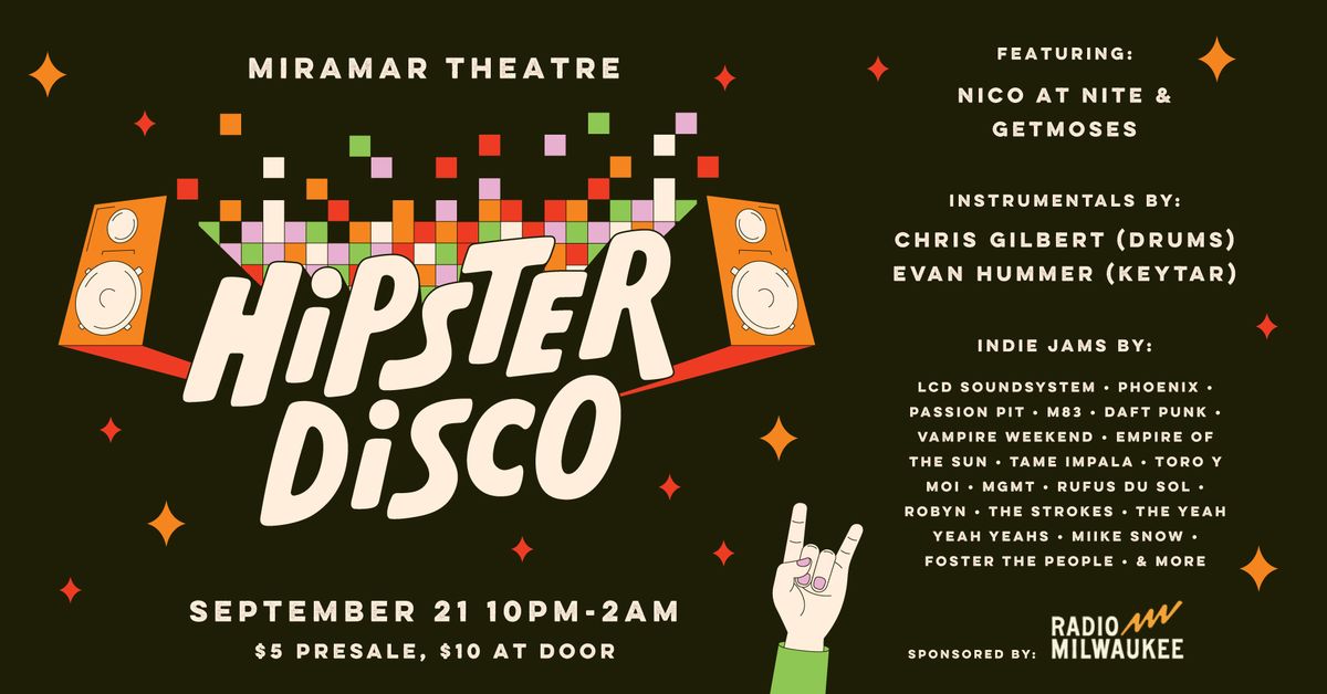 Hipster Disco #02 at The Miramar Theatre