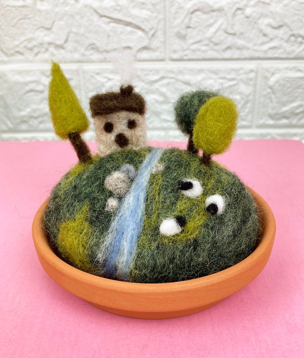 Pop-Up Art School for Adults: Felted Countryside