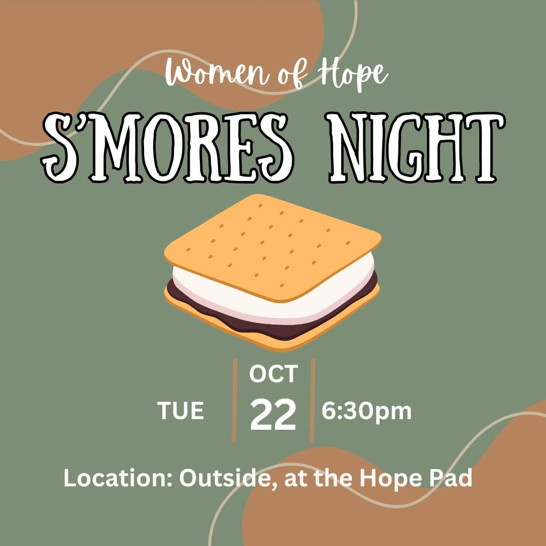 Women of Hope S'mores Night