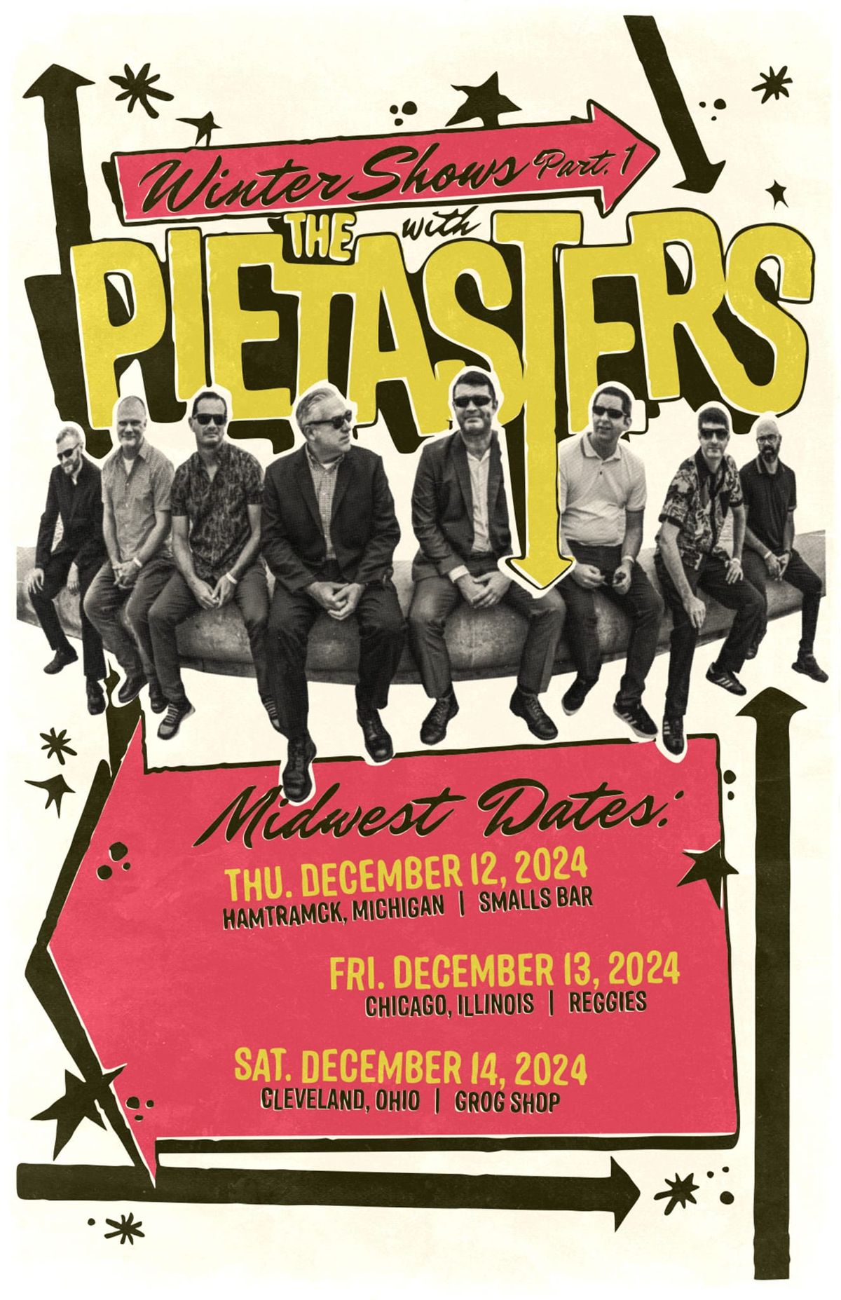 The Pietasters wsg The Boy Detective and The Dirty Notion 