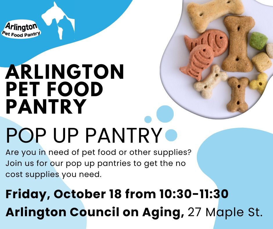 Arlington Pop Up Pet Food Pantry