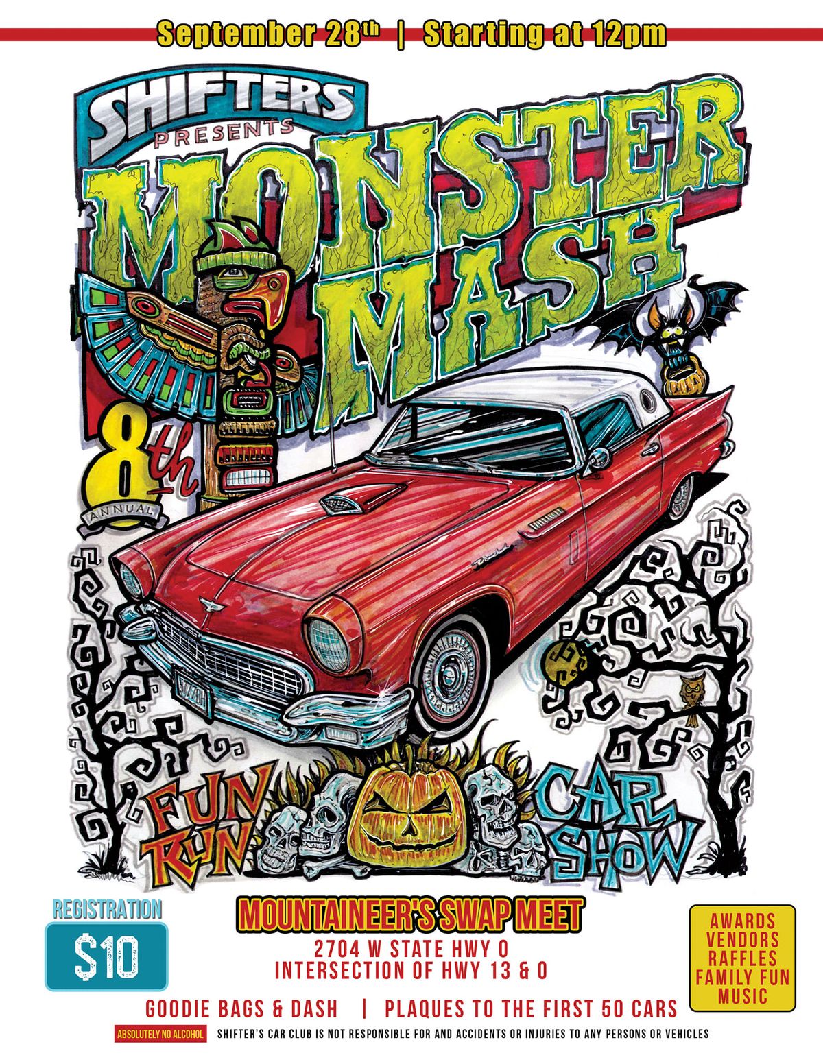 Monster Mash Car Show and Fun Run