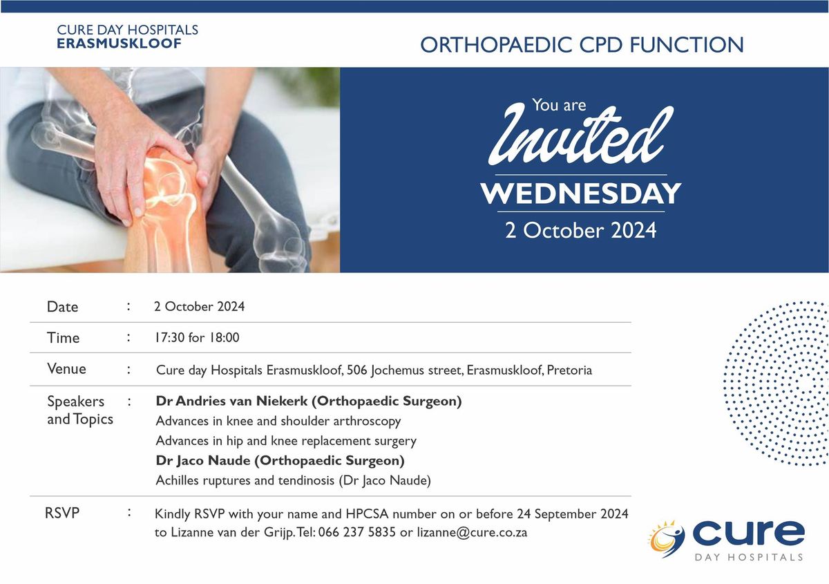 Orthopaedic CPD talk