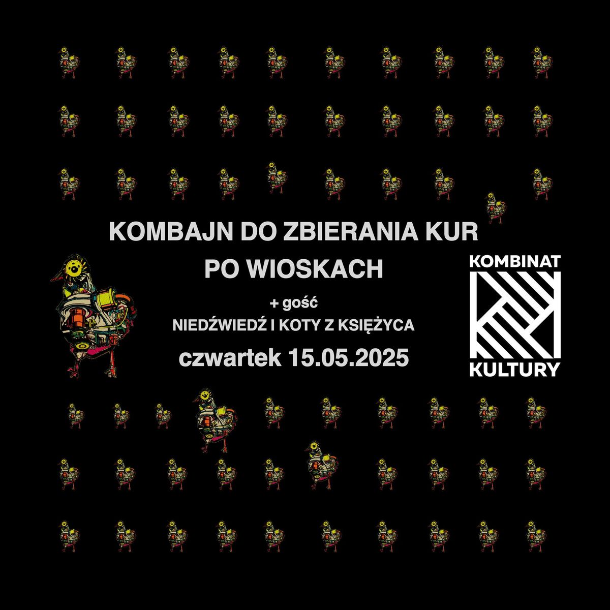 Kombajn Do Zbierania Kur Po Wioskach + Nied\u017awied\u017a i Koty z Ksi\u0119\u017cyca | TORU\u0143 | 15.05.2025 